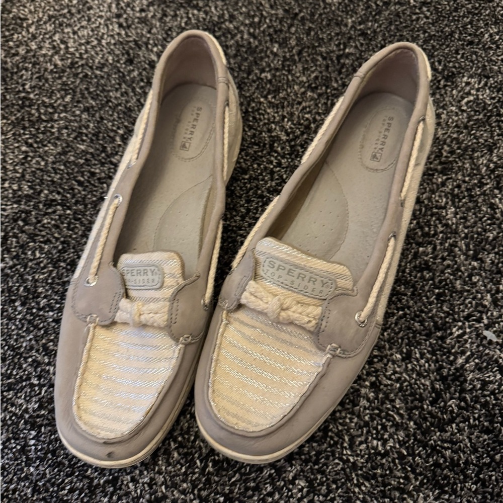 Sperry Top-Siders Women's gray and cream Flats